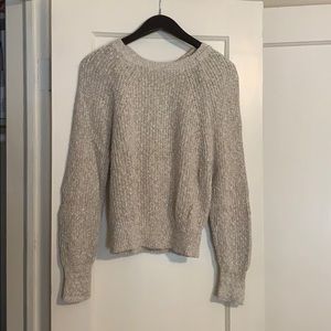 Free People cream and white Sweater